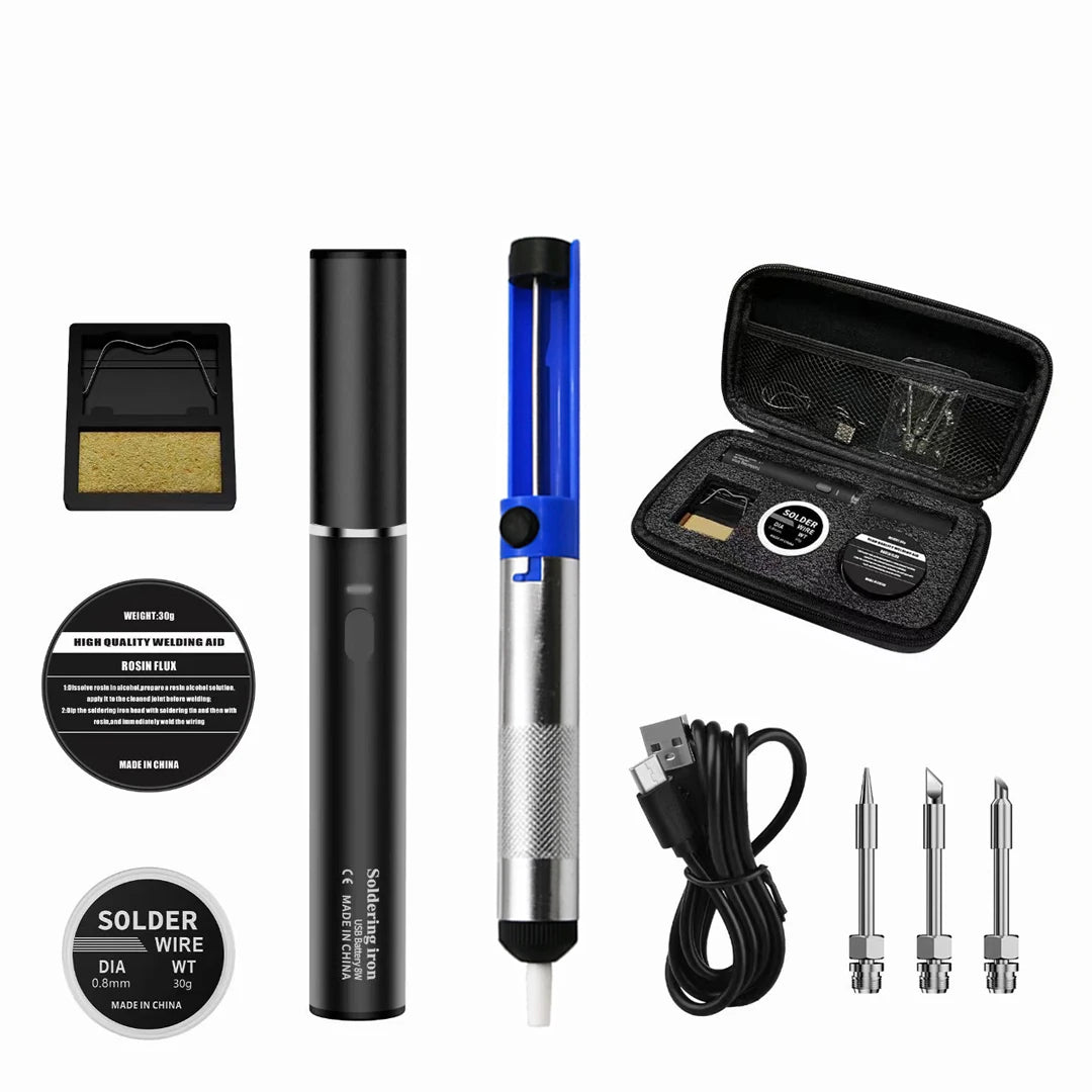 Wireless Charging Electric Soldering Iron Solder Iron USB 5V8W Fast Charging lithium battery Portable Repair Welding Tools Quake PRO 4 China Mainland