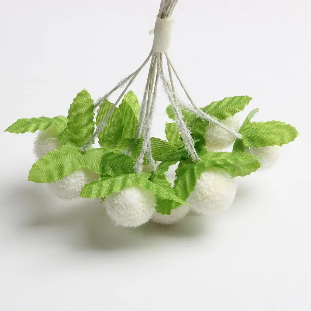 Artificial Berries Red Foam Berry Picks Small Realistic Fruit for Flower Garland Wedding Decor and Crafts Quake