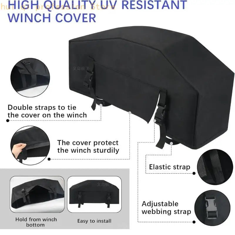 Waterproof Cover for Electric Winch Heavy Duty Winch Cover H8WE Quake