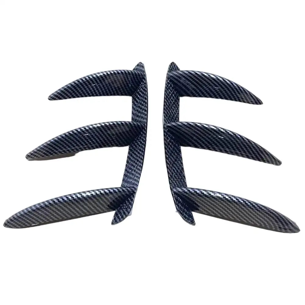 Sporty Rear Bumper Vent Canard Spoiler for Mercedes W176 A Class A200 A250 A260 A45 2013 2018 Easy Installation Quake Carbon fiber