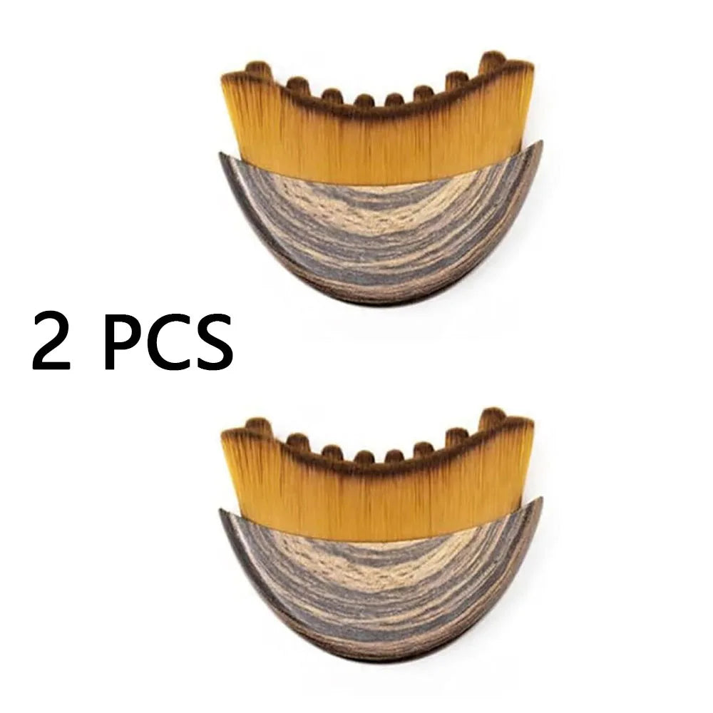 2 PCS Lymphatic Contour Face Brush, Lymphatic Drainage Brush for Face, Chin & Neck. Features a Newly Upgraded Ergonomic Design Quake