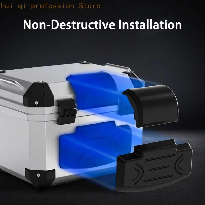 Shockproof Motorcycle Tail Box Cushion For Ride Comfort Passenger Back Support H8WE Quake