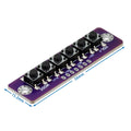 1 2 3 4 5 6 bit Independent Button Module MCU External Button Module Micro Switch ButtonBoard ForBluetooth Power Amplifier Quake 6 bit