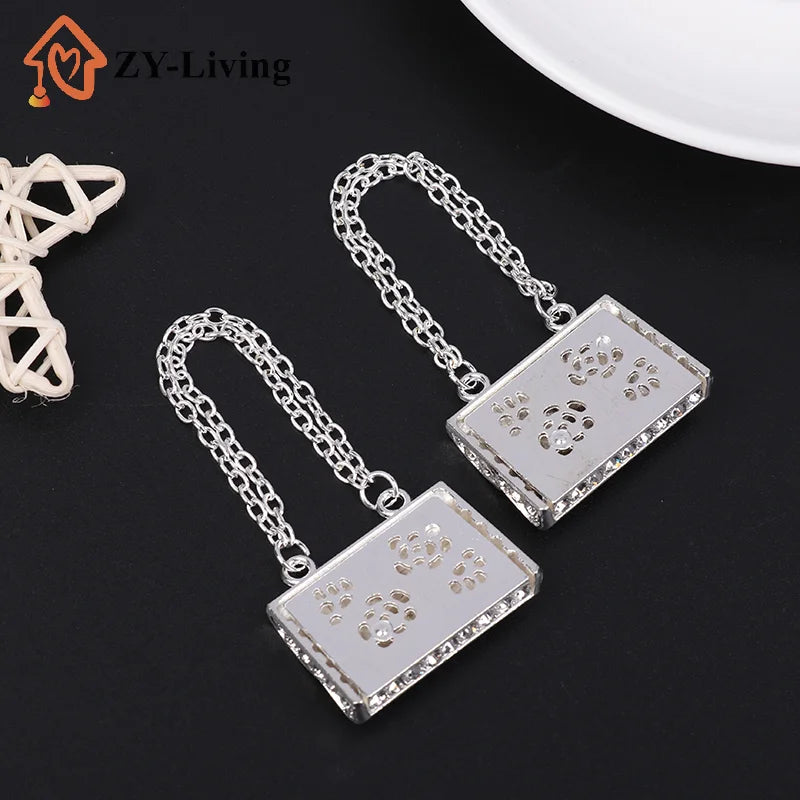 1Pc Metal Chain Handbag Pack Doll Bag Miniature Shopping Handbag For Clothes Dollhouse Miniature Kids Toy Quake