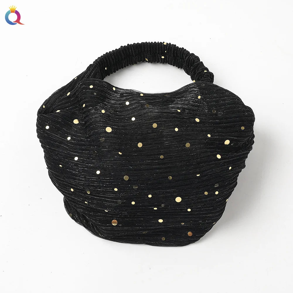 Fashion Cover White Hair Headband Braids Hair Headband Wash Face Retro Elegant Wide Edge Pressed Hair Headgear Headband Headwear Quake YDSF black