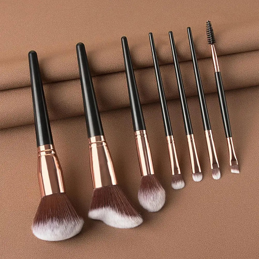 7PCs/Kit makeup brush custom Women Essential Foundation Makeup Brushes for Powder Concealers Eye Shadows Blush Make Up Brushes Quake