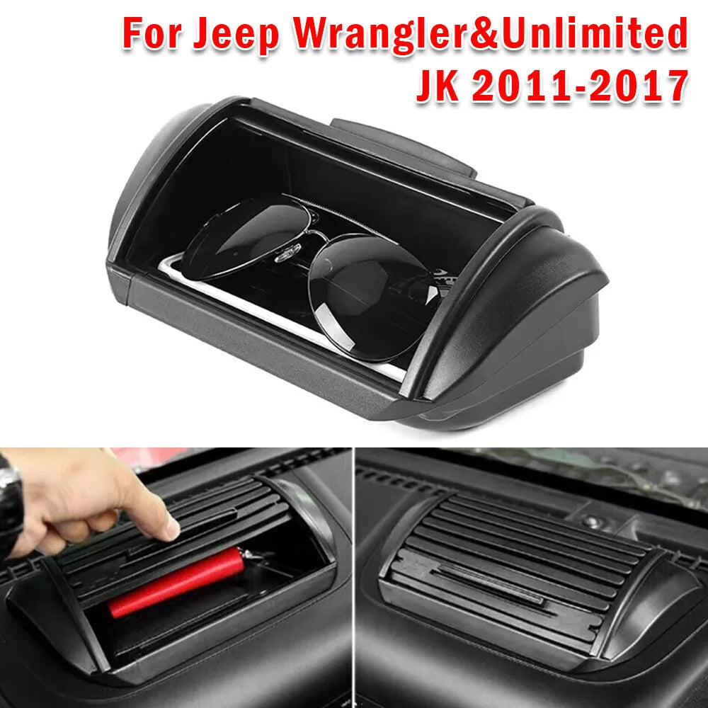 For Jeep Wrangler Unlimited JK 2012-2017 Car Dashboard Storage Box Holder Center Console Tray Interior Accessories Auto Parts Quake