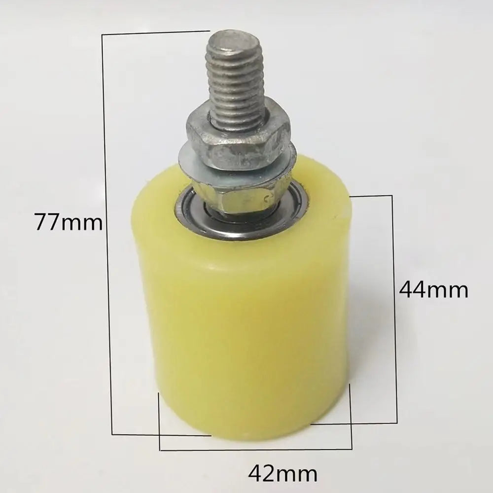 Durable Nylon Slide Gate Guide Roller Plastic Double Bearing Gate Assembly Support Thickened Bearing Guiding Wheels Sliding Gate Quake 2