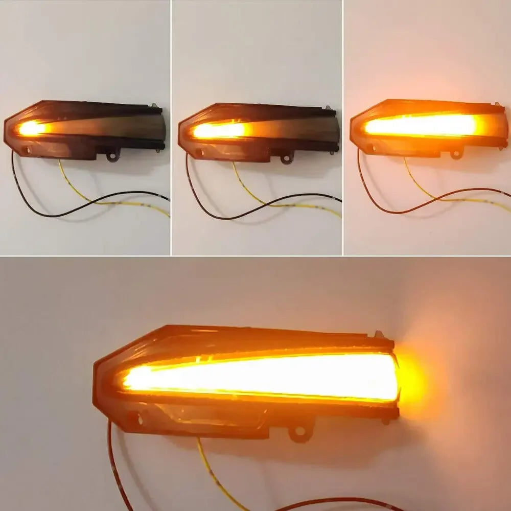 For Toyota 4Runner Highlander XU50 RAV4 XA40 Car Dynamic LED Turn Signal Light Side Mirror Sequential Parking Lamp Blinker Auto Quake