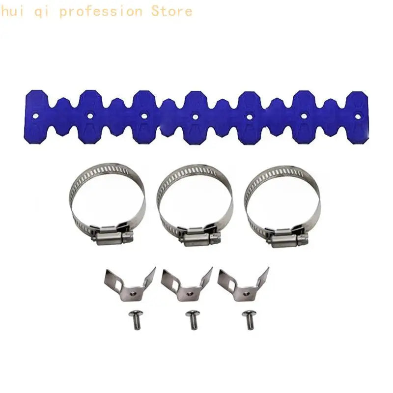 Motorcycle Accessories Flexible Exhaust Heat Shield Exhaust Insulation Muffler Cover for Dirt Bikes H8WE Quake Blue CN