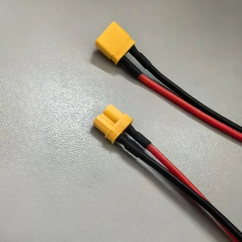 Yellow/Black XT30 to XT30/JST Connector Adapter Male/Female Plug for RC Quadcopter CineLog Drone Part 14AWG Silicone Wire Cable Quake