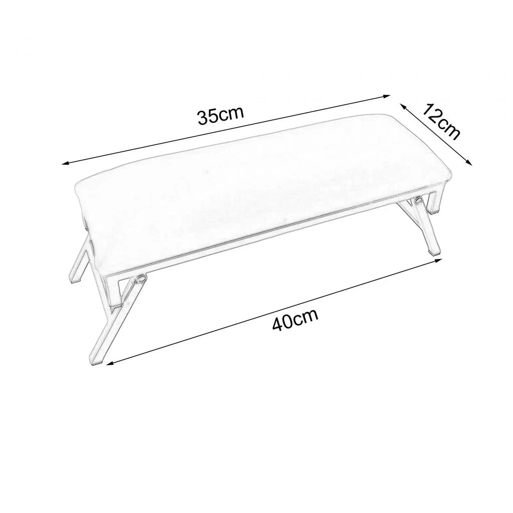 Nail Pillow and Mat Set Adjustable Folding Bracket Arm Rest Cushion for Decoration Nails and Nail Clubs Quake