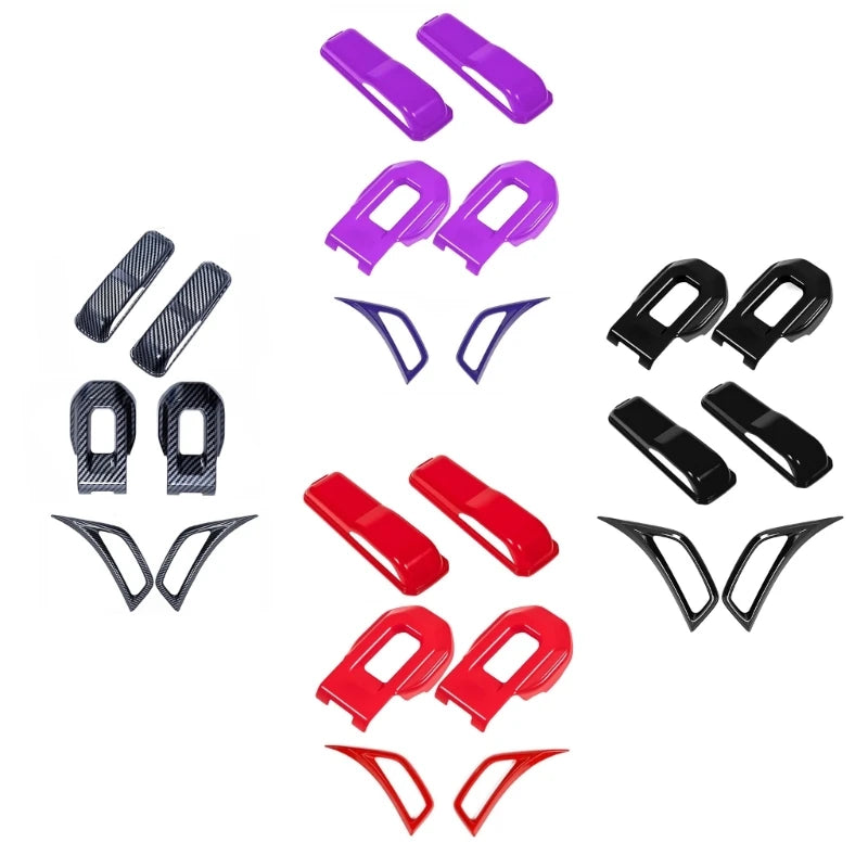 No Drill Hood Side Accent Cover Set for Clean Exterior Detailing H8WE Quake