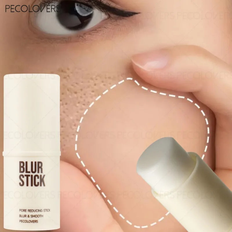 Invisible Pore Base Stick, Prep Base, Invisible Facial Pore Blemishes, Long-lasting and Natural, Waterproof, Facial Cosmetics Quake