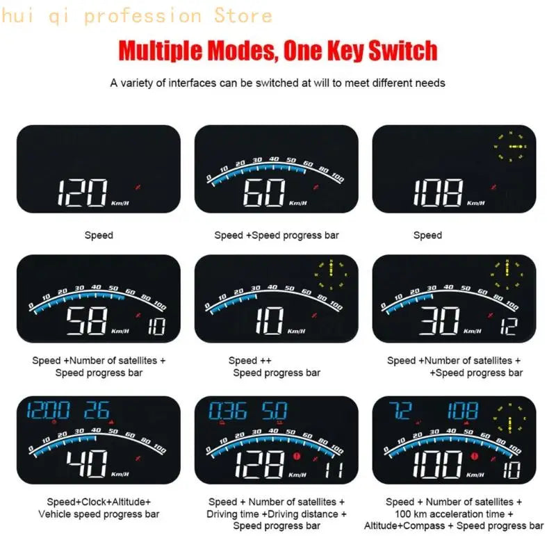 Digital Driving Data Display for Quake
