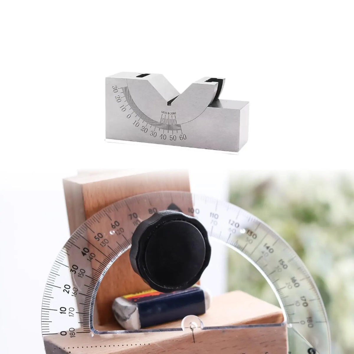 AP25 Adjustable Micro Angle Gauge,0-60°,Accessory,Easy to Use for Milling Lathe Quake