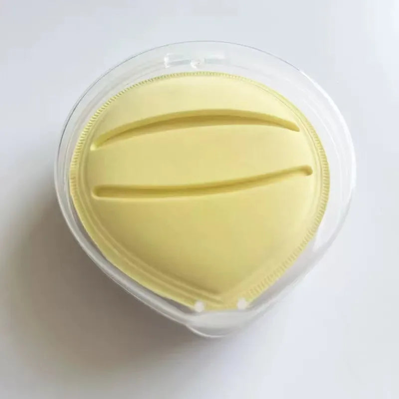 Macaron Thickened Marshmallow Puff Do Not Eat Rice Noodles Wet Dual-purpose Beauty Air Cushion Puff Quake Yellow boxed