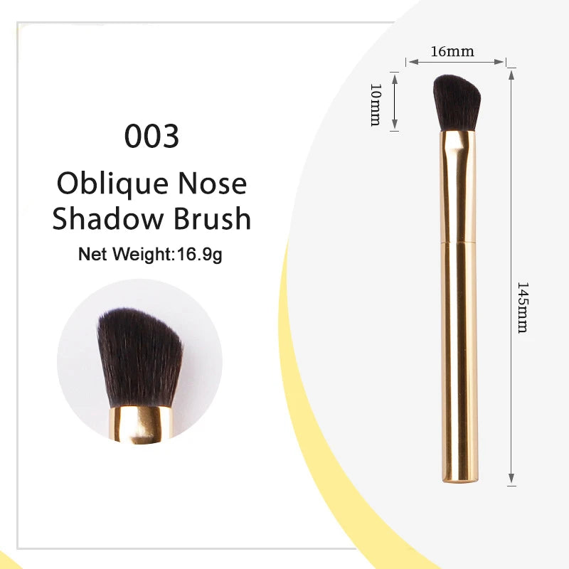 1pcs T Series Beauty Makeup Brushes Face Cosmetic Loose Powder Eyeshadow Highlight Eyebrow Make up Brush For Beauty Women Quake 003