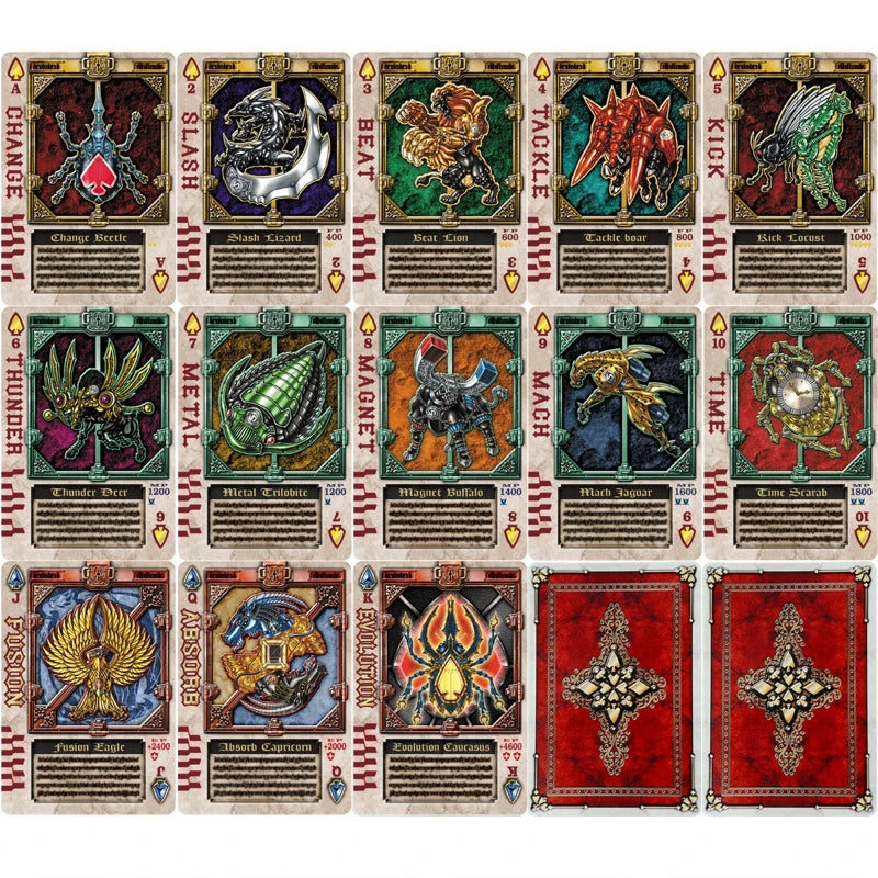 DX Size Kamen Rider Blade CSM Belt Blayrouzerq Homemade DIY Collector PVC Cards Cartoon Anime Children's Toys Gift Board Games Quake