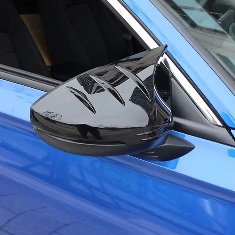 For Honda Civic 11th 2022 2023 2024 Car Sticker Rearview Side Mirror Cover Wing Cap Exterior Door Rear View Case Trim Carbon ABS Quake