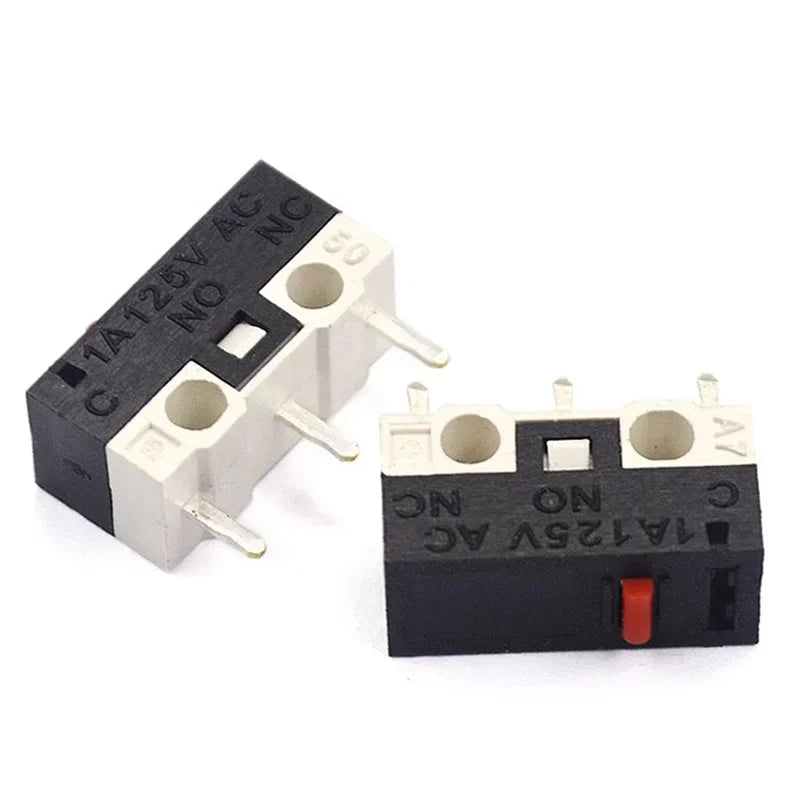 20/100/1000Pcs Micro Limit Switch Momentary Push Button Switch 1A 125V 3Pins SPDT Mouse Switch Quake
