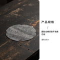 Chinese Round Tea Mat Zen Fabric Table Dry Tea Mat Kung Fu Tea Cup Accessories Waterproof Tea Mat Quake Mat - Bamboo Pattern Gray
