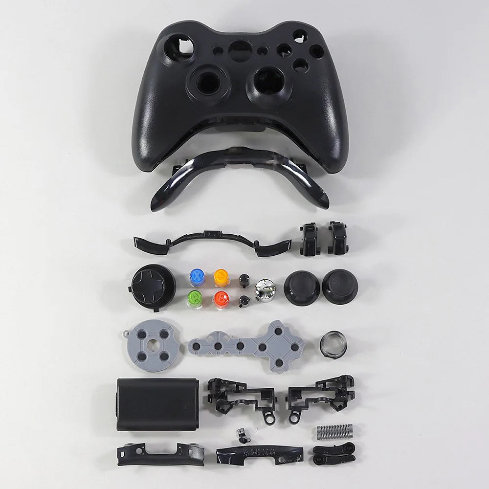 For Xbox 360 Wireless Controller Full Shell Cover Buttons Mod Replacement Quake