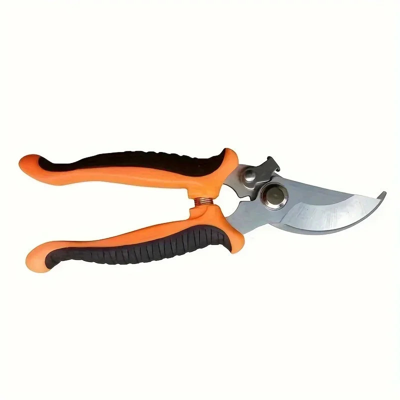 vvocci Professional Heavy-Duty Fruit Tree Pruning Shears – Heavy Duty Garden Branch Cutting Scissors for Household Gardening Quake M363 Orange