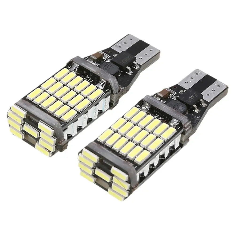 9V-16V DC12V car Error Free 921 912 T10 T15 W16W Led Reverse Light, 24Smd 3030 Led Bulb 1500 Lumens Extremly Bright Quake 2pcs