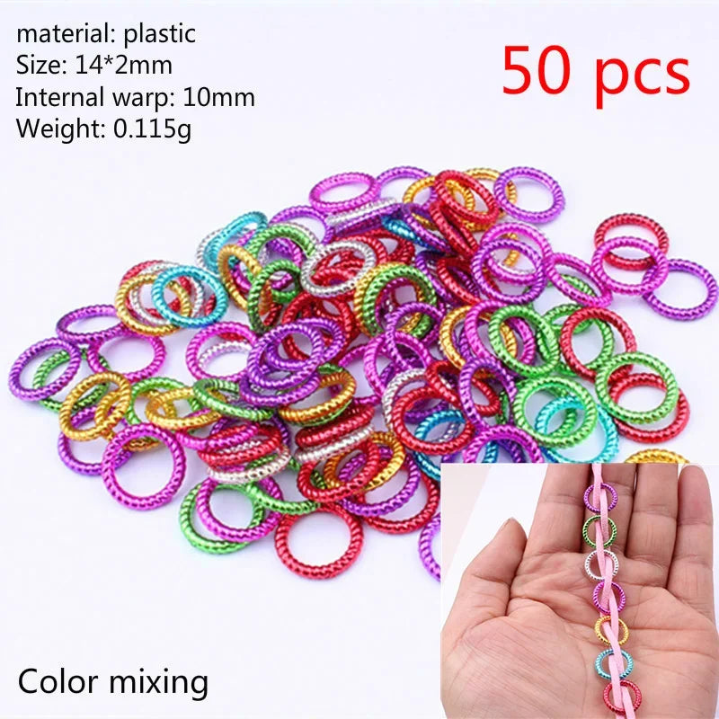 5-100pcs Sliver Gold Hair Rings Hair Braids Dreadlock Beads Charms African Braids Cuffs Hair Rings Jewelry Clasps Accessories Quake 50pcs NO.12
