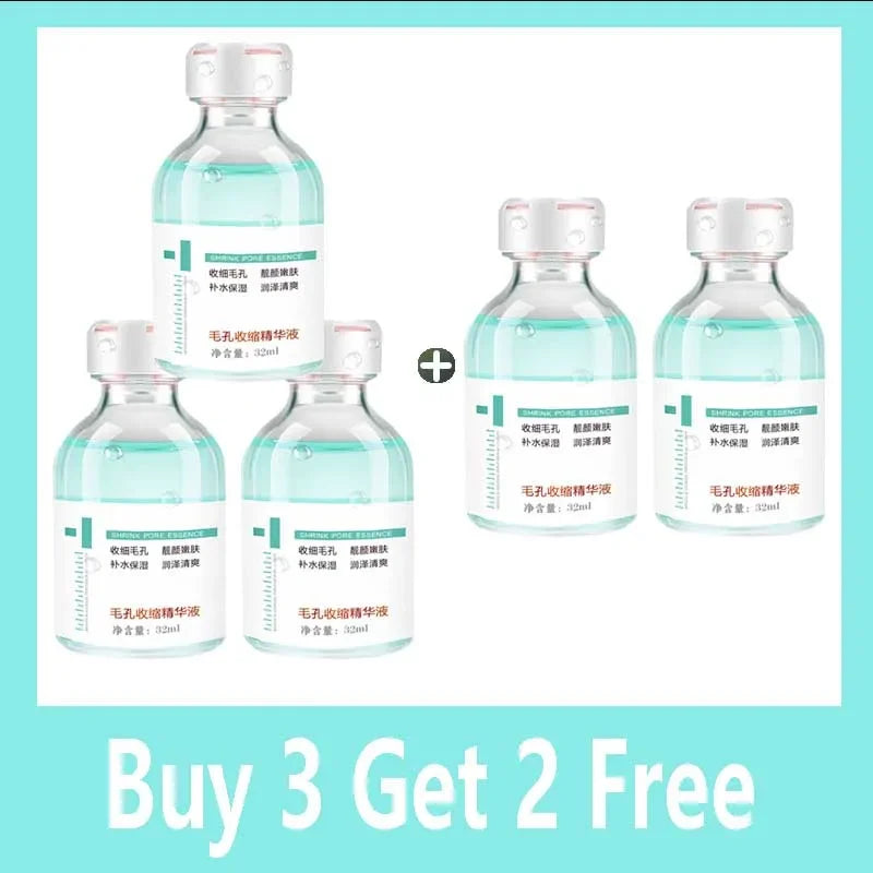Shrink Pores Serum Essence Face Remove Blackheads Oil Control Gel Whitening Moisturizing Smooth Skin Care Product Quake Buy 3 get 2 free