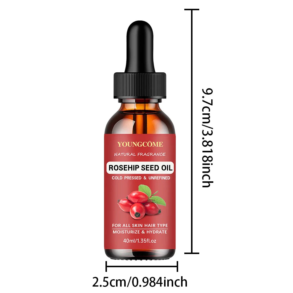 40/60ml Rose Essential Oil Pure Essential Oil Aromatherapy Skin Care Single Essential Oil Fragrance Oil for Woman Quake 40ml Other
