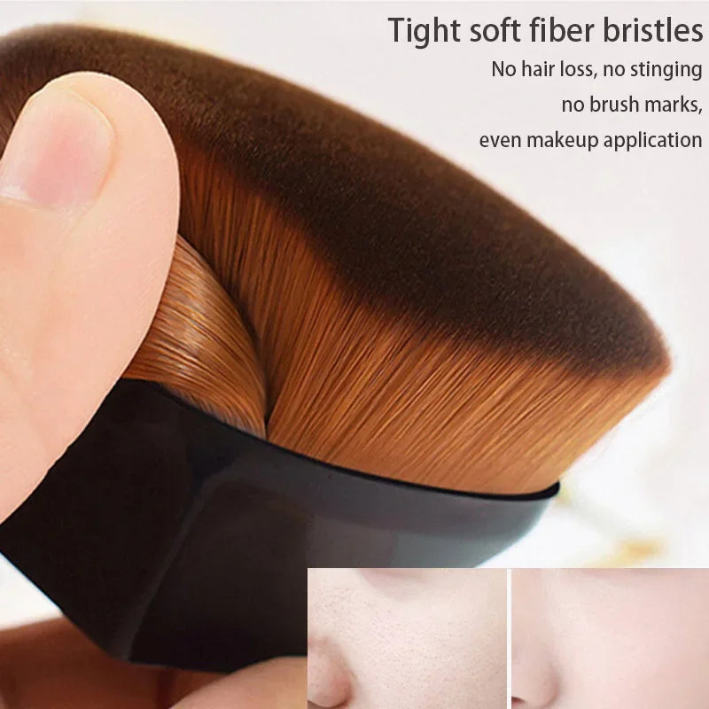 1Pcs New Arrival Foundation Brush BB Cream Makeup Brushes Loose Powder Brush Flat Kit Pincel Maquiagem Make Up Brushes Quake