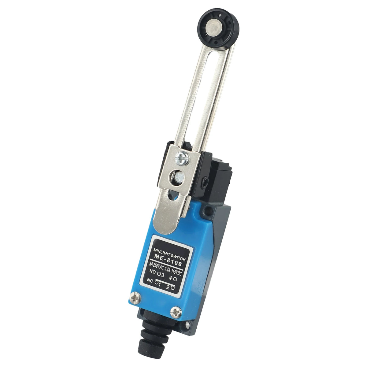 IP65 Waterproof Travel Switch ME-8108 Limit Sensor Switch Limit Switch Rotary Adjustable Roller Lever Arm Travel Switch 1NO1NC Quake Default Title