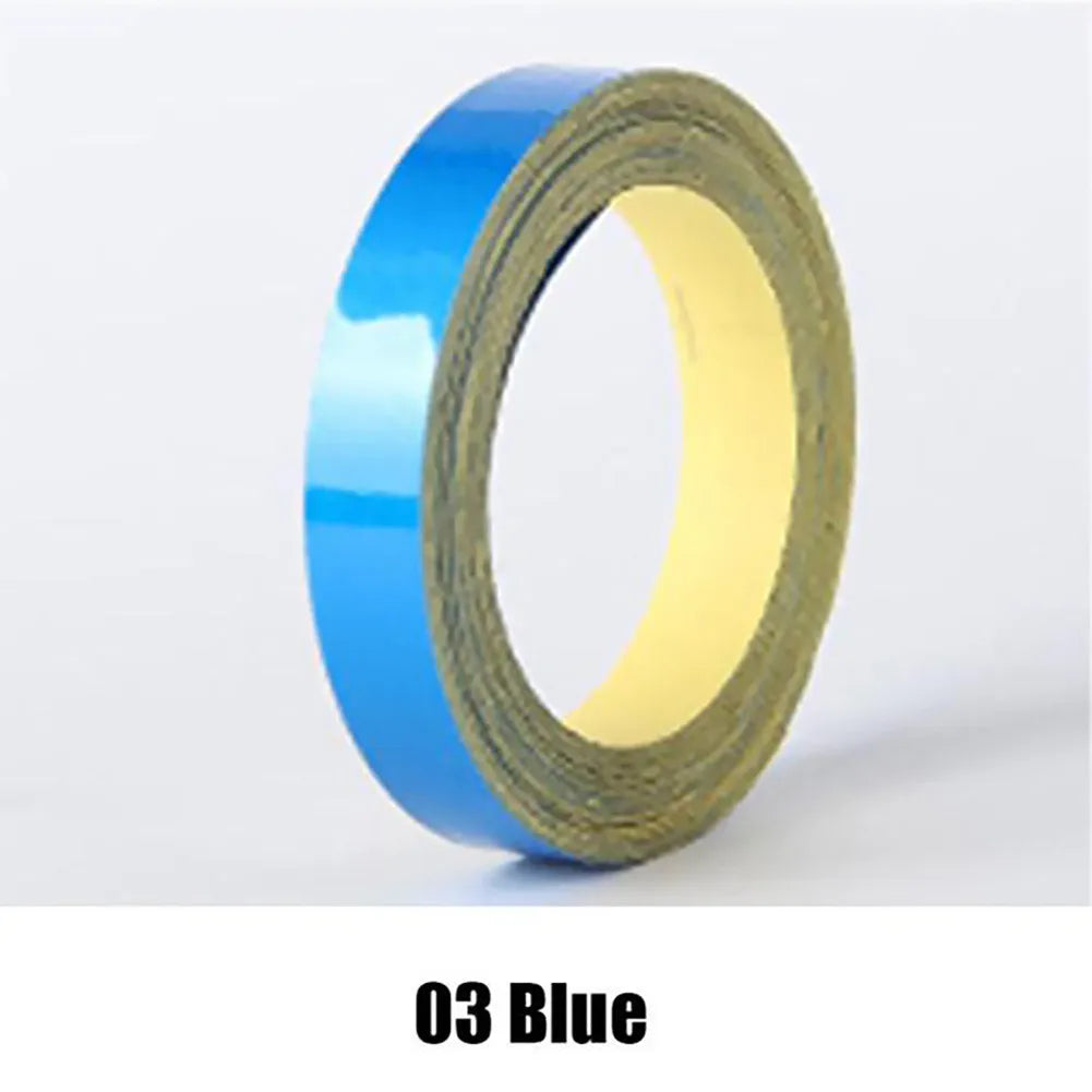 Roll Stripes Car Sticker Waterproof Disassemble Material Optional Color Thin 10 Mm X 5m Backing Brand New Corners Quake Blue