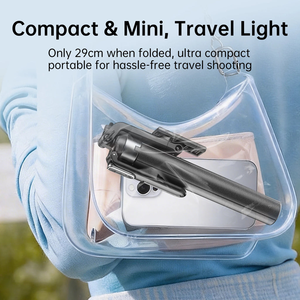 Portable T82 Selfie Stick Tripod Bluetooth Wireless Stabilizer for Live Vlog Video Recording Anti - Shake Phone Camera Mount Quake