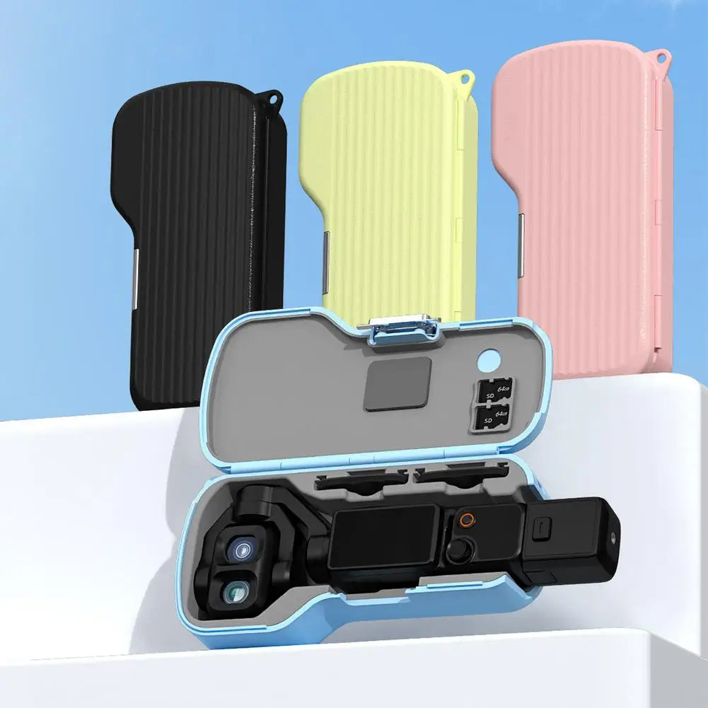 Hard Protective Case for DJI Osmo Pocket 4 Pro Shockproof Silicone Lining Lens Cover Filter Storage Box Camera Accessory Quake