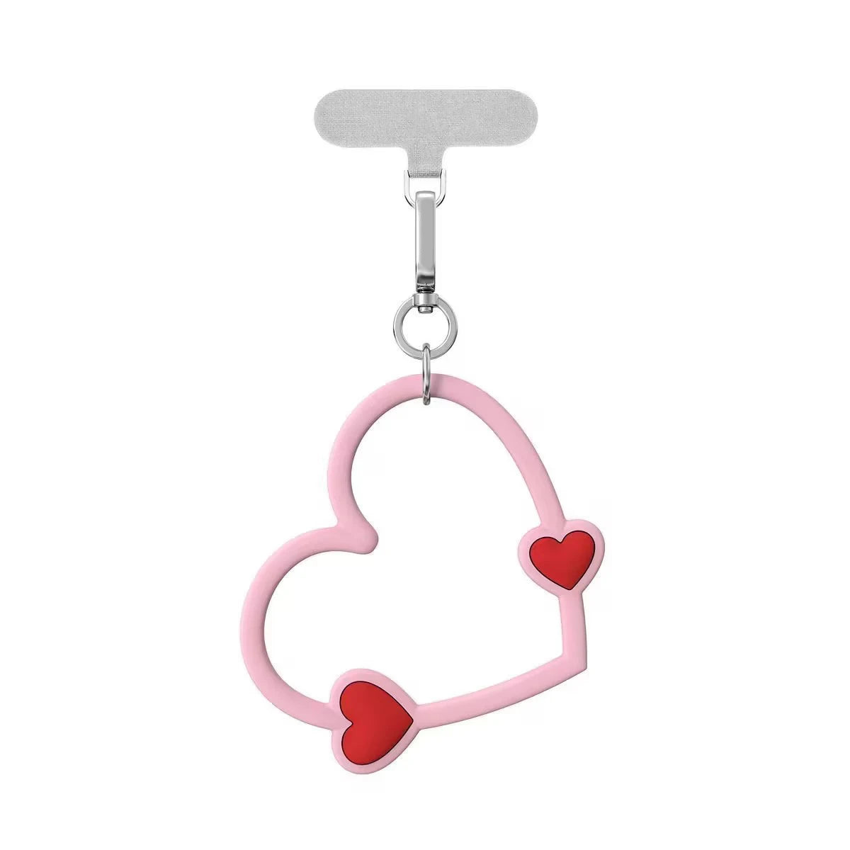 Silicone Knot Phone Charm | Heart Cherry Apple | iPhone & Galaxy