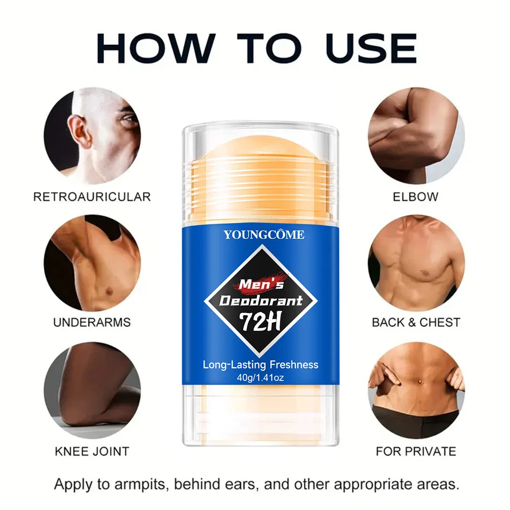 Men Odor Remove Cream Underarm Bad Smell Sweating Removal Armpit Refreshing Antiperspirant Lasting Aroma Deodorant Body Care Quake