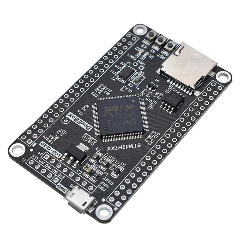 Development- Board- STM32 System Board STM32H750VBT6- STM32-H743VIT6- STM32H7 M7 Core Board TFT Interface with USB Cable Quake