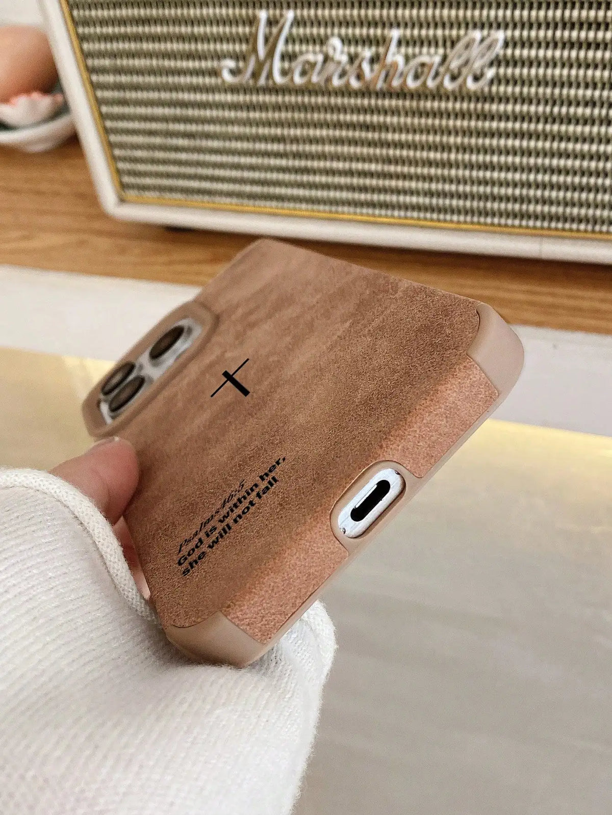 Retro Bible Verse Phone Case Minimalist Religious Style Cross Christian Cool Phone Case Christian Gift for Girlfriend/Boyfriend Quake
