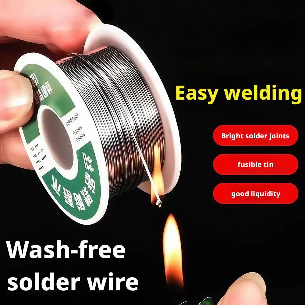 High Purity Stainless Steel Solder Wire New Universal Tin Wire for Lighter Soldering Iron Welds Copper Nickel Zinc Iron Home Use Quake