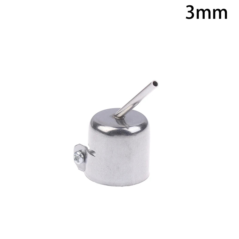 850 3/4/5/6/7/8/10/12MM Hot Air Nozzle 45 Degree Curved Angle Welding Nozzle For 850 Series Hot Air Rework Station Accessories Quake 3mm