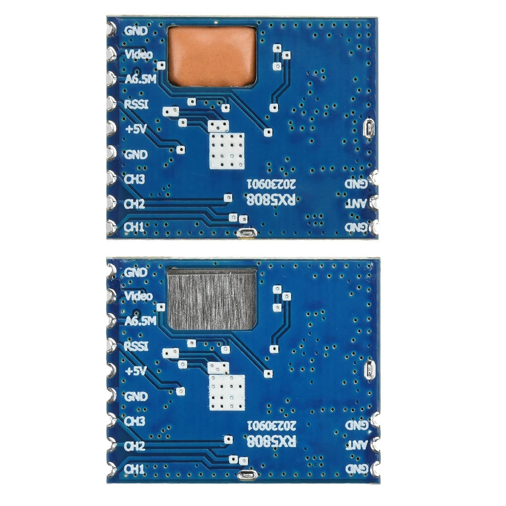 RX5808 Wireless Audio Video Receiver Module 5.8G Receiver Module 4.8~6.0GHz Receiver for FPV System Remote Control Helicopter Quake