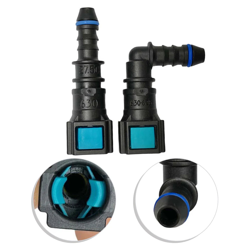 Plastic 6.30-ID6 Female Quick Connector for Extended Fuel Line Connection in OEM and Aftermarket Fuel System Setups Quake