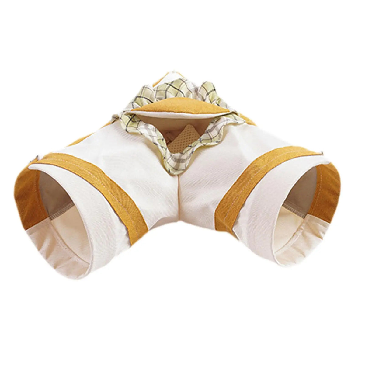 Hamster Hideout Cage Accessories Portable Amusement Warm Guinea Pig Tunnel Toy for Squirrel Small Pets Rat Hedgehog Chinchilla Quake Yellow M