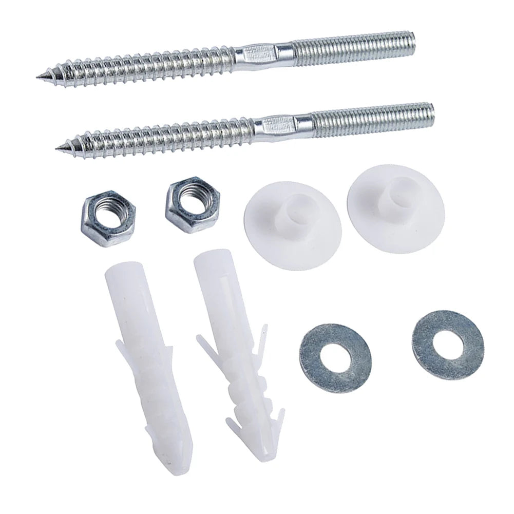 Reliable For Wall Mounted Fitting Kit for Bathroom or Kitchen For Wall Mounted Sinks Stainless Steel Construction Quake 2 set