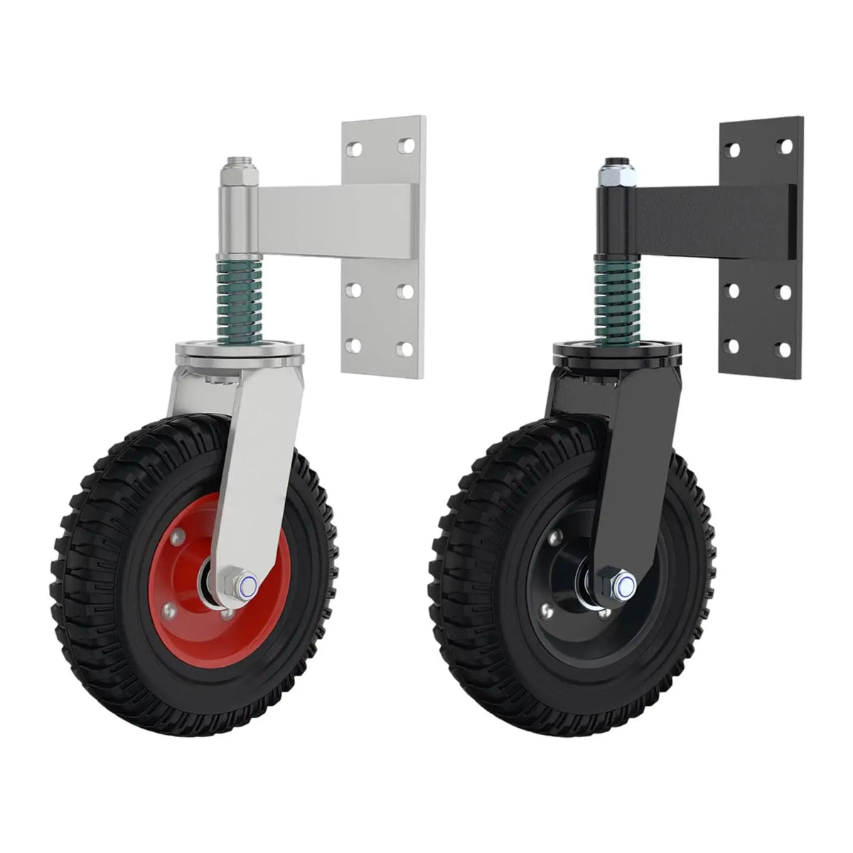 Spring Loaded Gate Caster, Gate Wheel, 600lbs Capacity Gate Support Wheel, Quake
