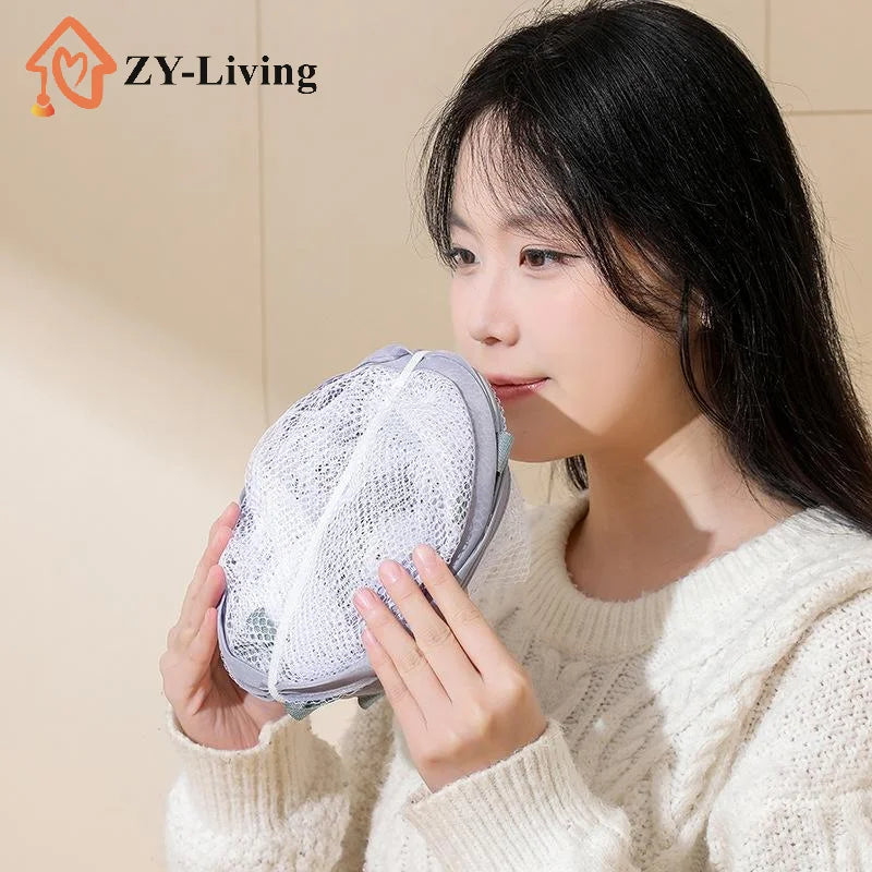 1/2 Layer Home Foldable Mesh Clothes Basket Clothes Net Sweater Anti Deformation Flat Clothes Basket Socks Underwear Tool Quake