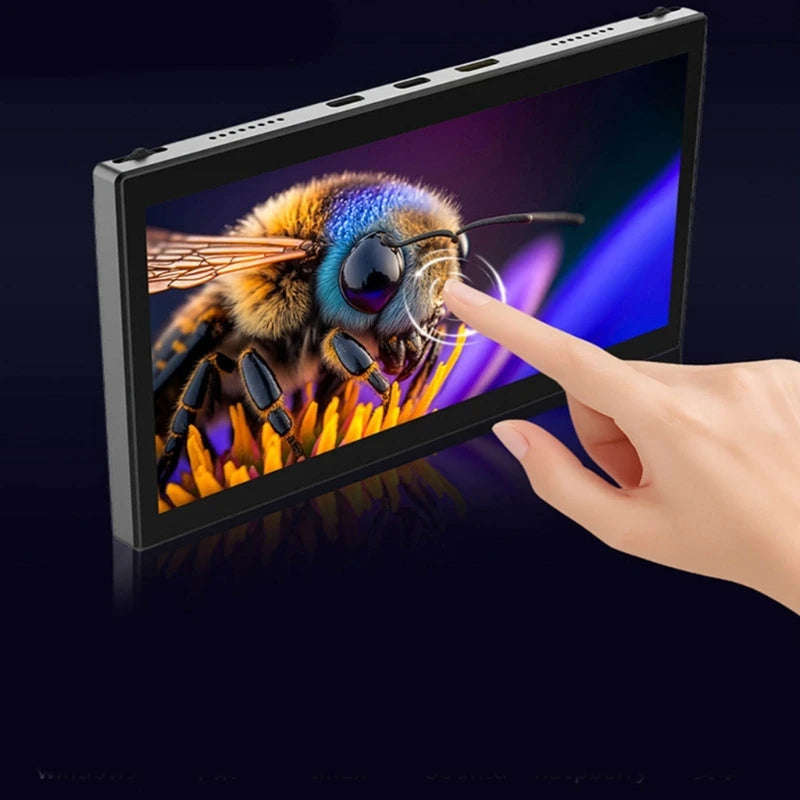 7inch 1280x800 USB C/HDTV Computer Screen Plugs and Play for Laptop Computer PC Case K1KF Quake